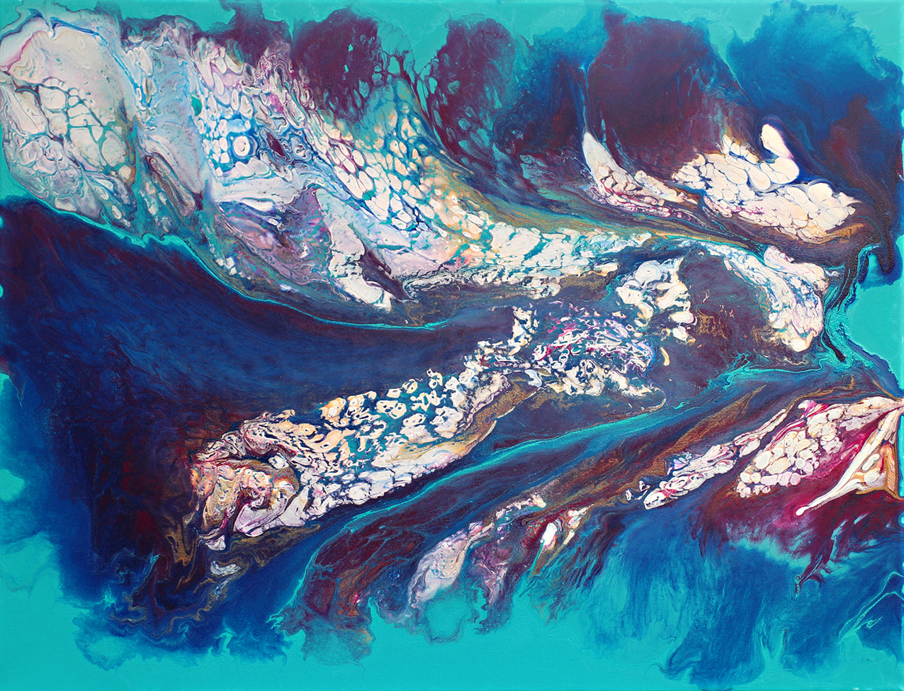 Dipinto "power of unicorns" Stefania Corini