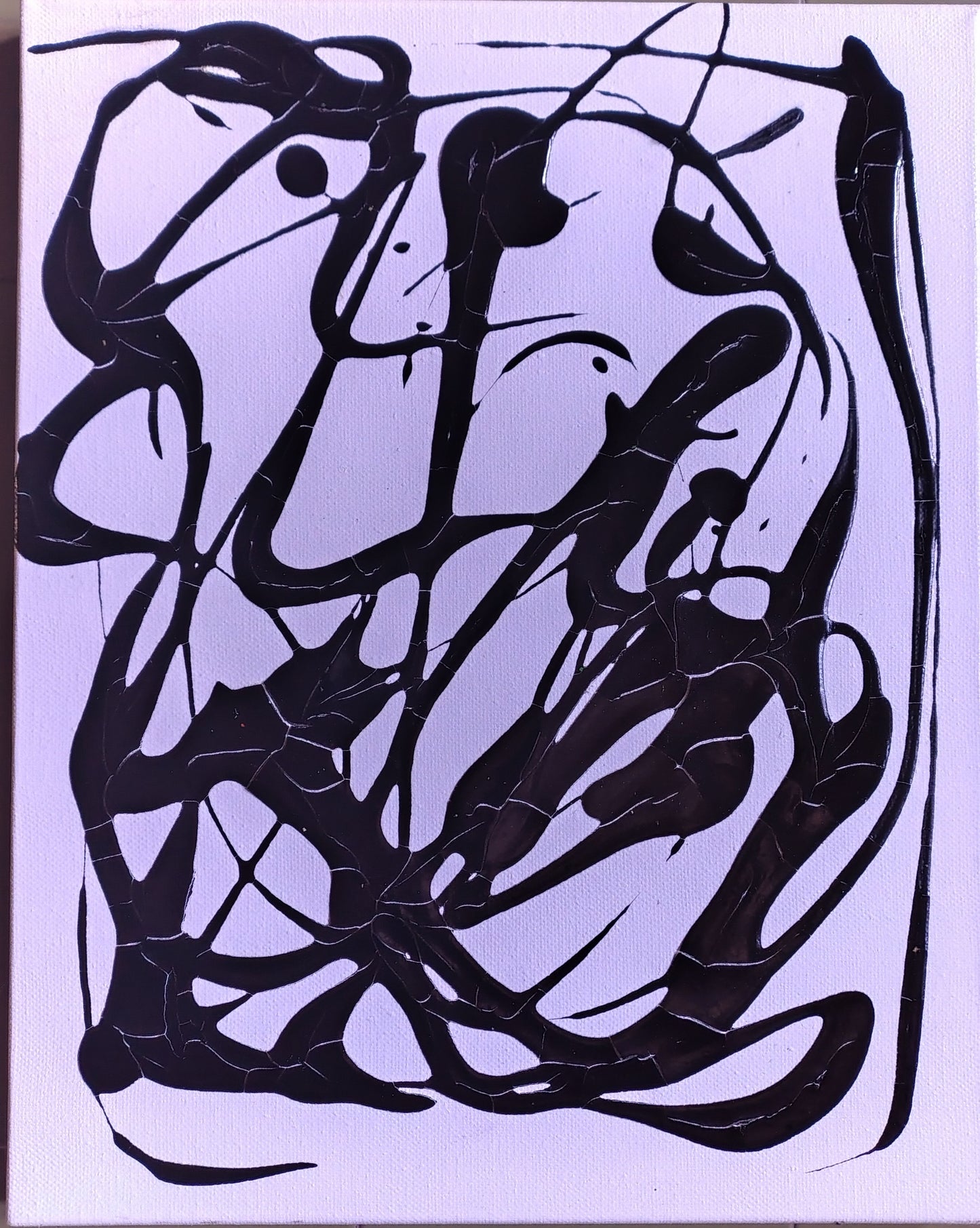 Dipinto "Riordino il mio caos" Raffaella Stefanovic