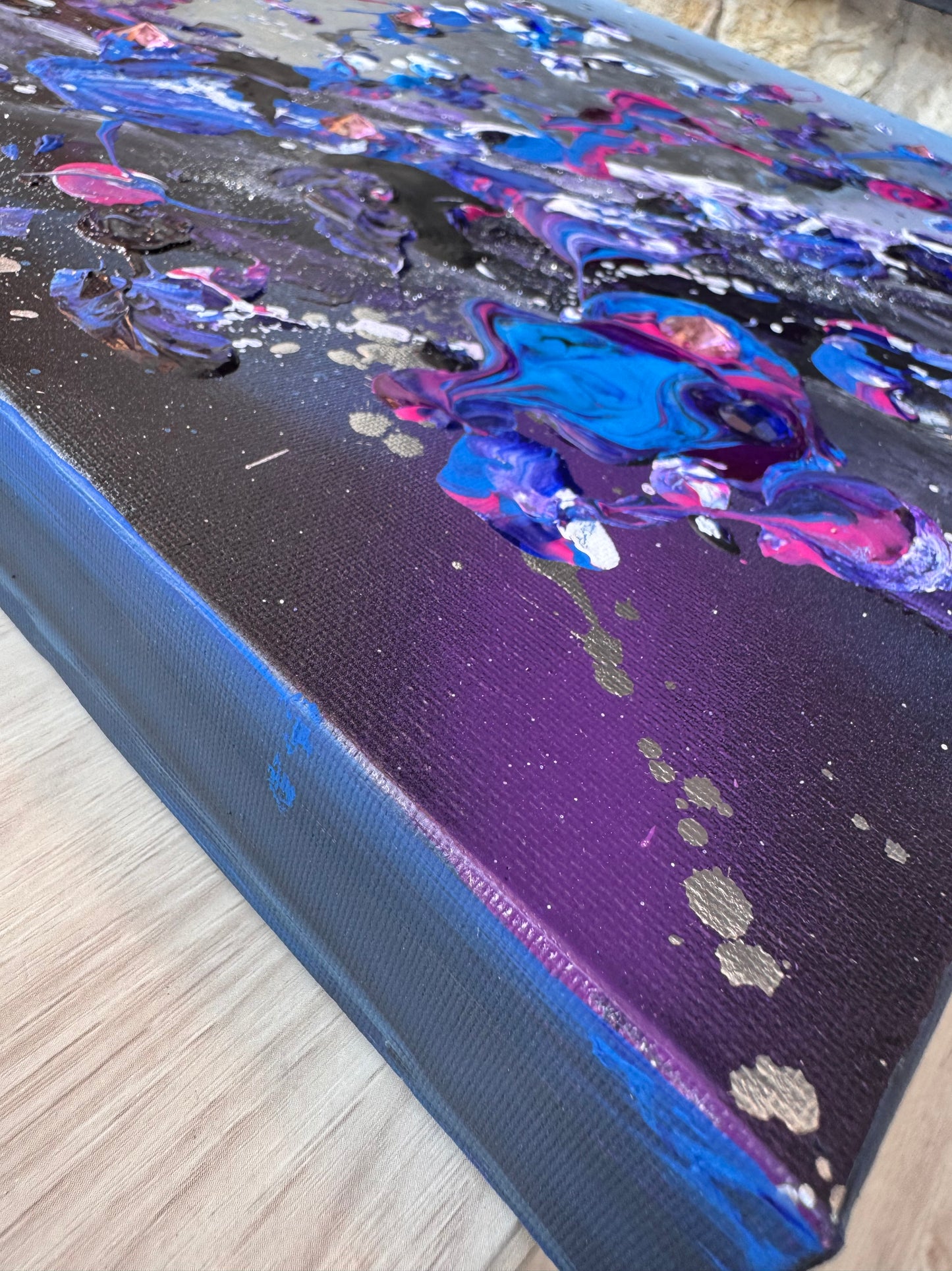 Dipinto Luna - Opera astratta su tela, arte spirituale contempora