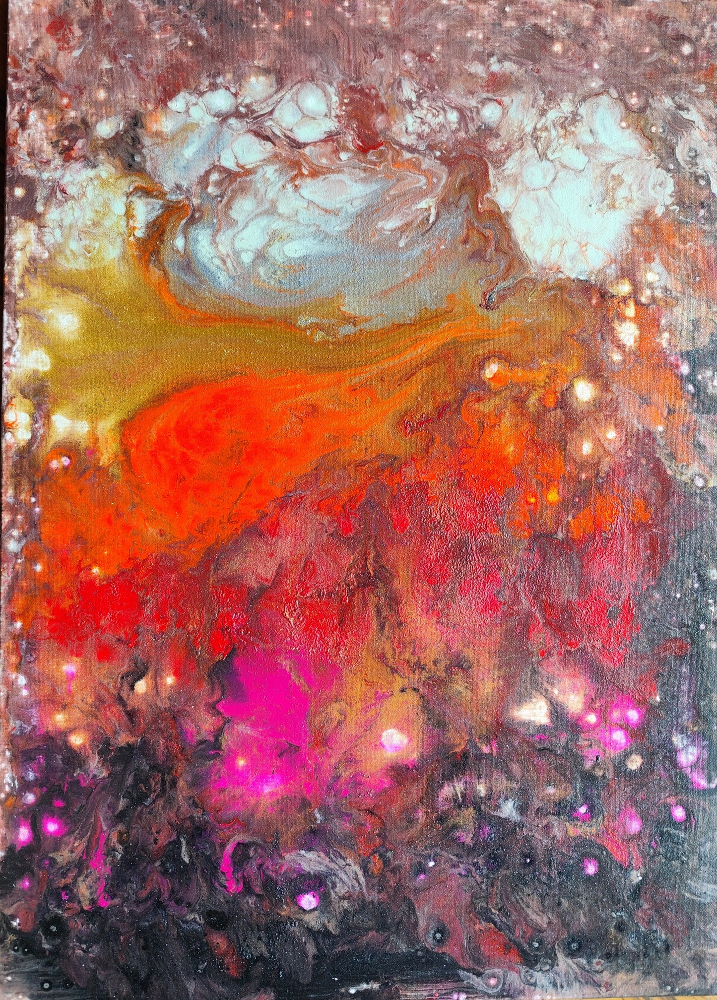 Dipinto "Pioggia Cosmica" Alice Pezzali