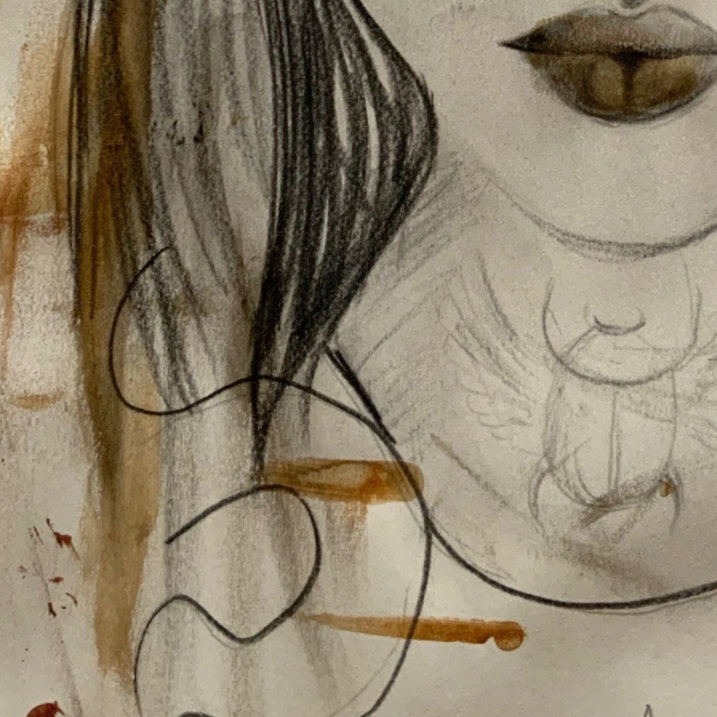 Dipinto "L'occhio del serpente" Chiara Cippone