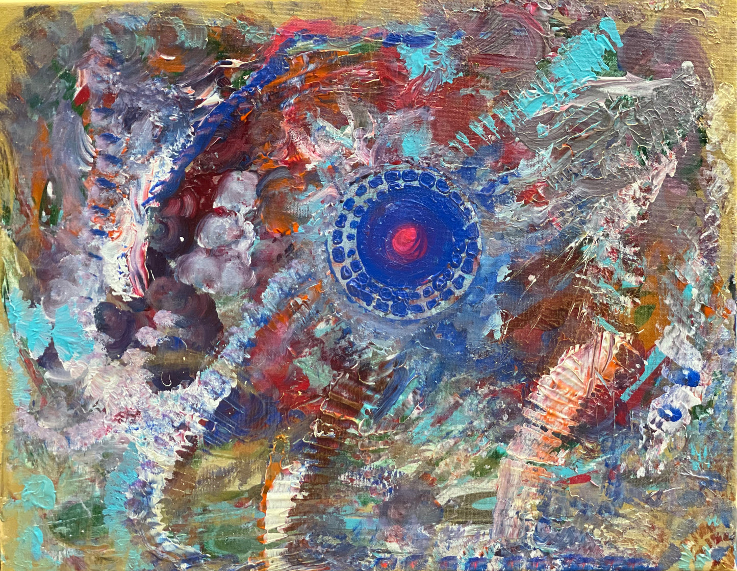 Dipinto "Trova il tuo centro" Chiara Piazza