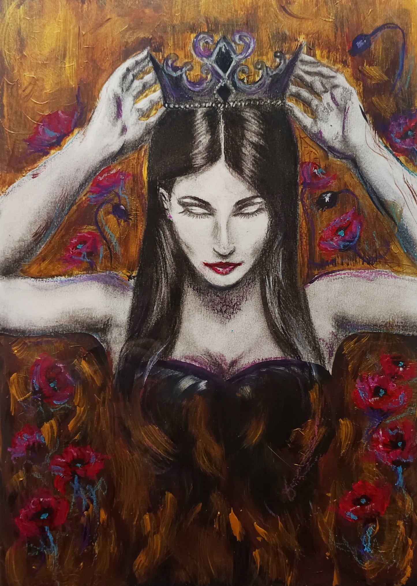 Dipinto "Regina di me stessa" Domenica Burgio