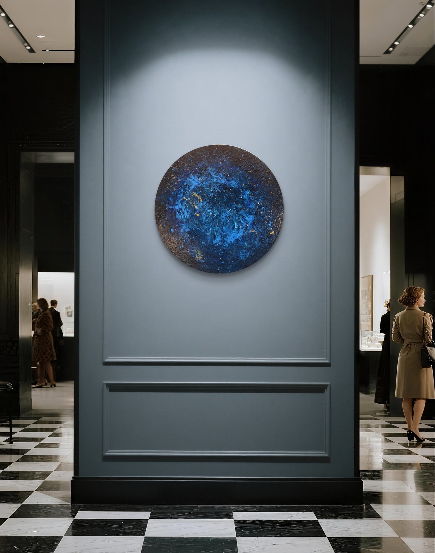 Quadro astratto d’arte contemporanea, pittura medianica