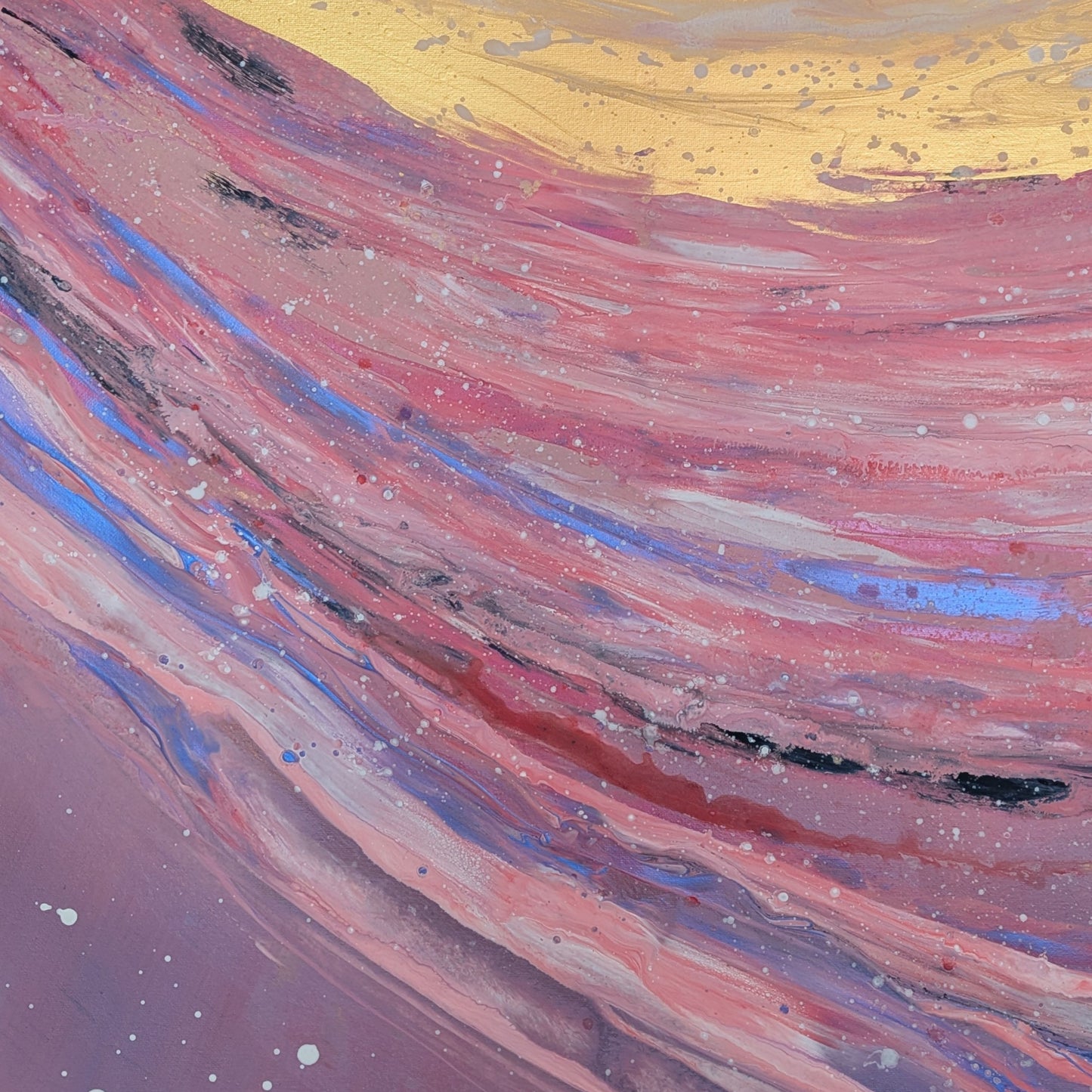 Dipinto "Frequenza Oro" Ilenia Galiè