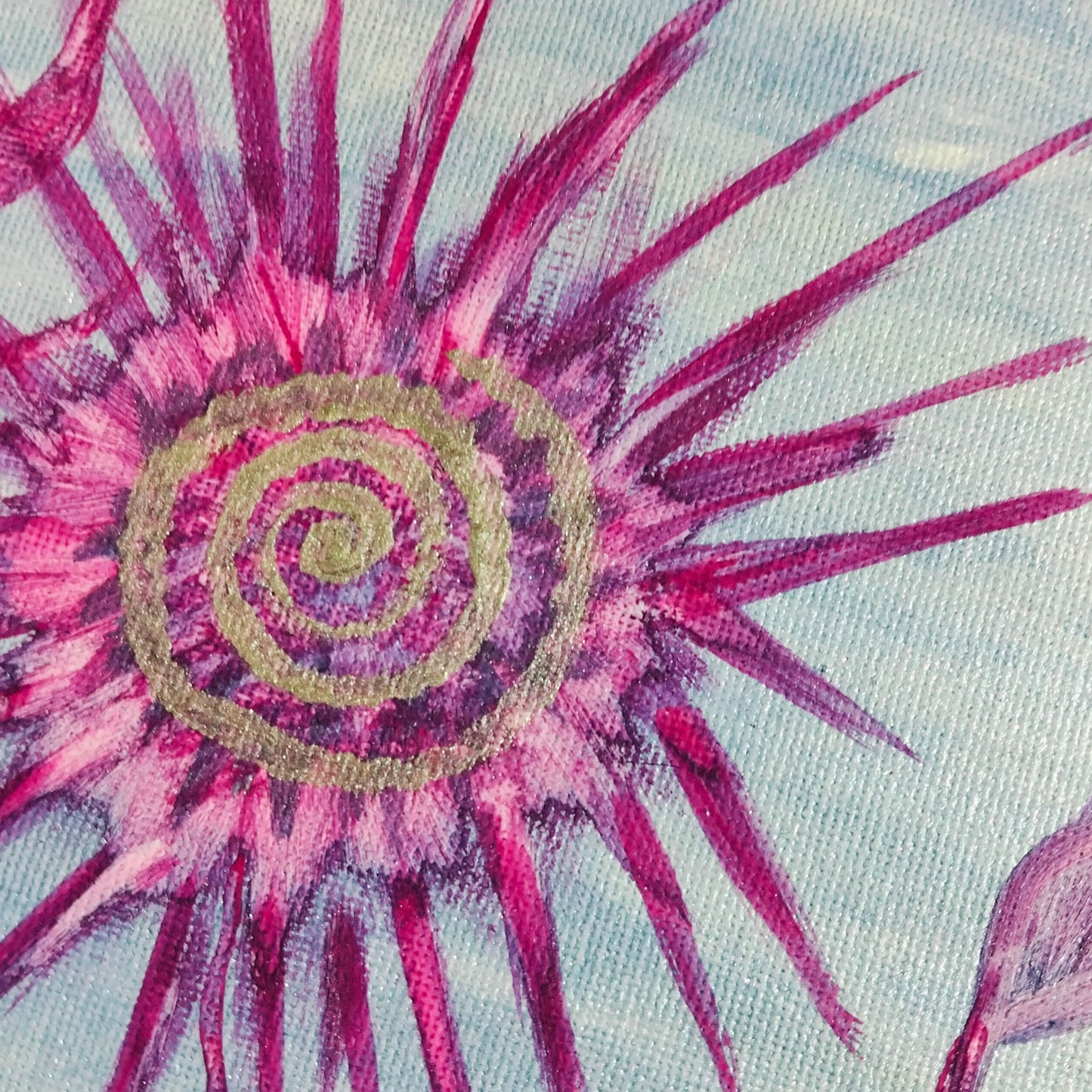 Dipinto "Portale della Pace" Rosa Tramonti