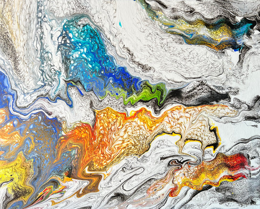 Dipinto "no words! just look at it and let yourself be overwhelmed" Stefania Corini