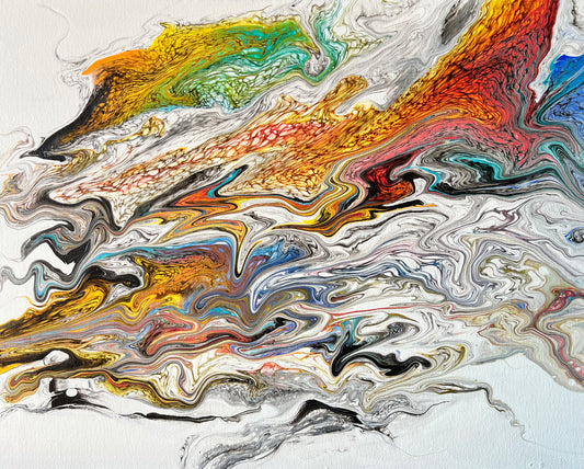 Dipinto "no words! just look at it and let yourself be overwhelmed" Stefania Corini