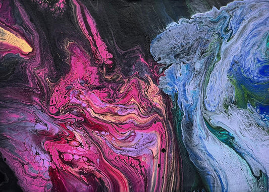 Dipinto "masculine and feminine energies" Stefania Corini