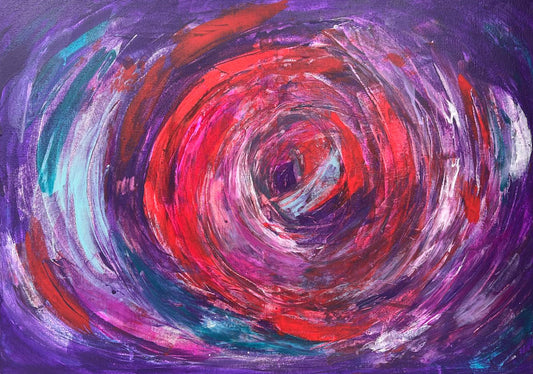Dipinto "espansione energetica" Stefania Corini