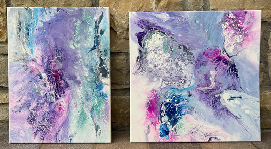 Dipinto "crystals energy" Stefania Corini