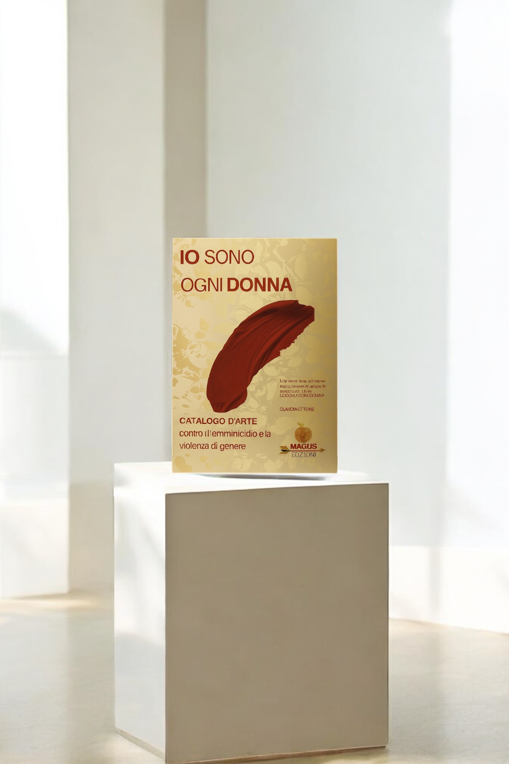 Catalogo d’Arte contemporanea contro la violenza sulle donne.