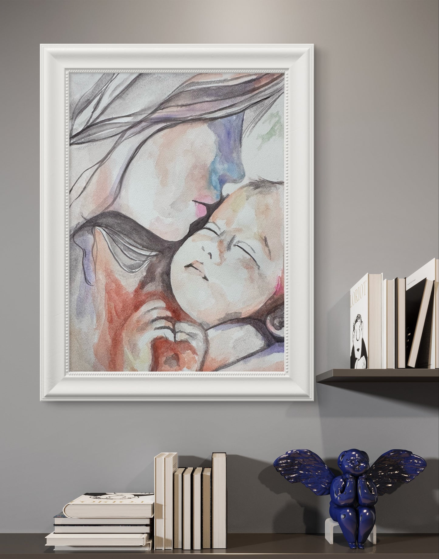 Dipinto “cosa significa essere madre” Claudia Ottone