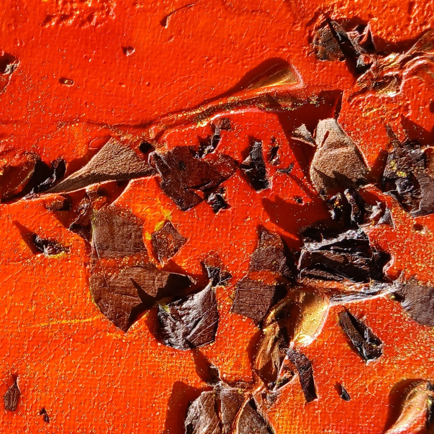 Dipinto "il fuoco della creatività" Antonella Cazzaniga