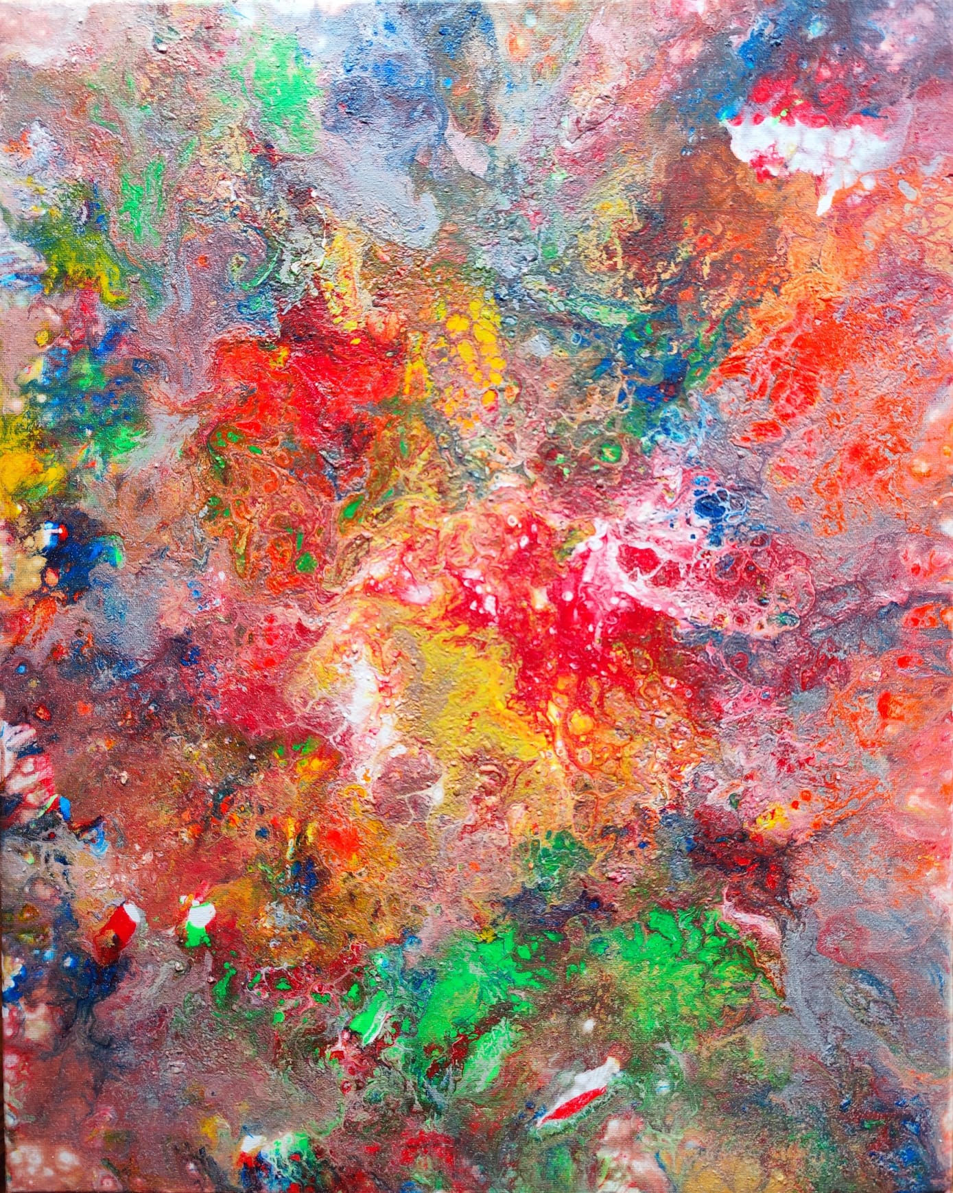 Dipinto "la fenice" Alice Pezzali