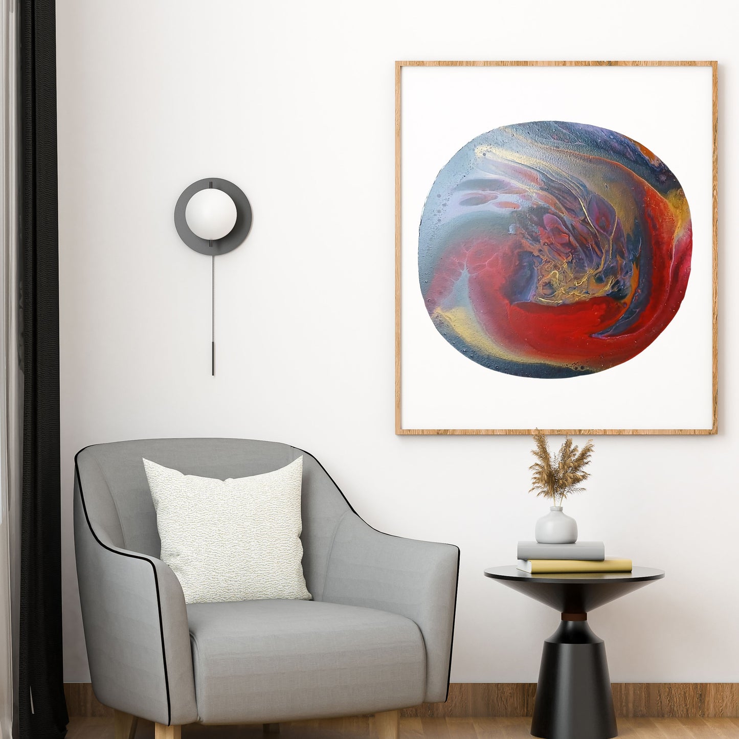 Dipinto "Connessione con Madre Terra" Antonella Cazzaniga