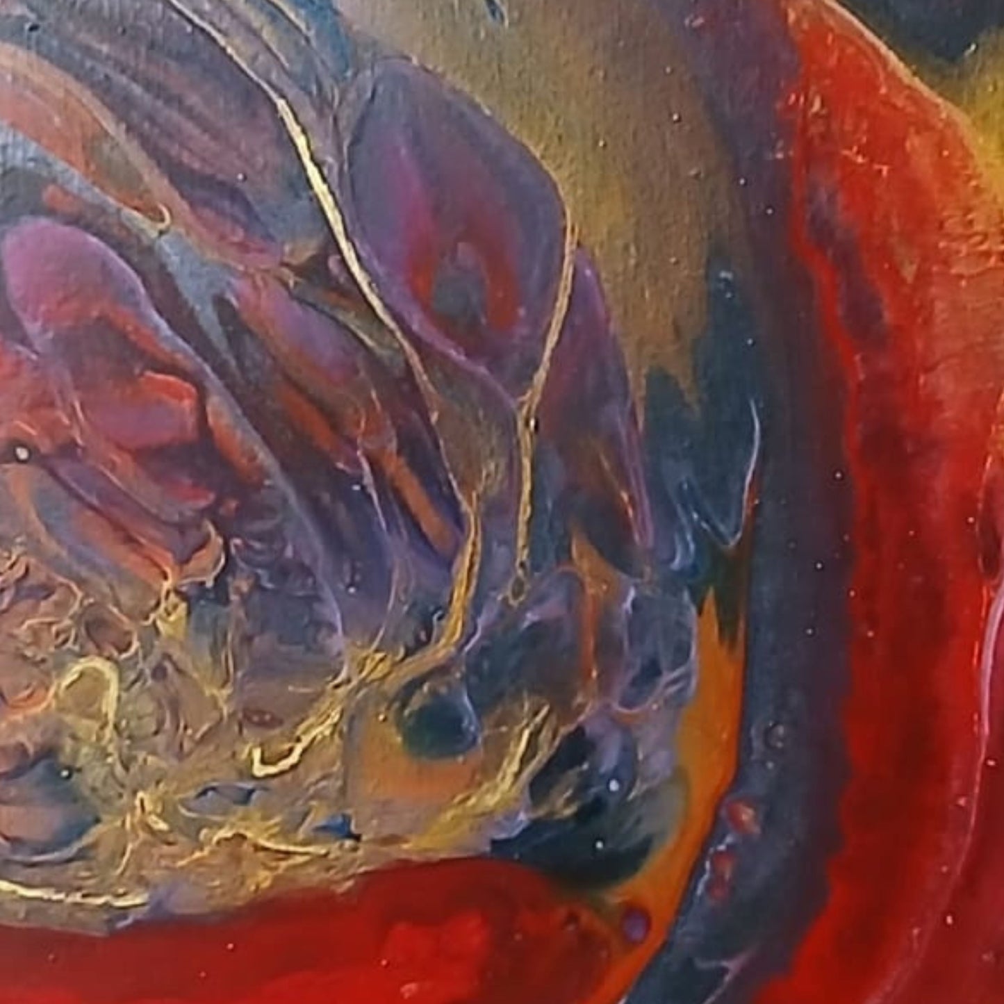 Dipinto "Connessione con Madre Terra" Antonella Cazzaniga