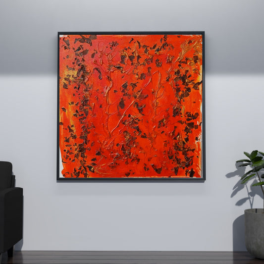 Dipinto "il fuoco della creatività" Antonella Cazzaniga