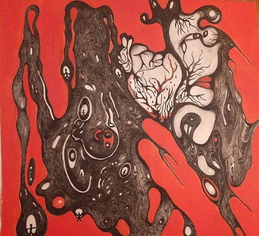 Dipinto "Paradiso" Giovanna Adurno