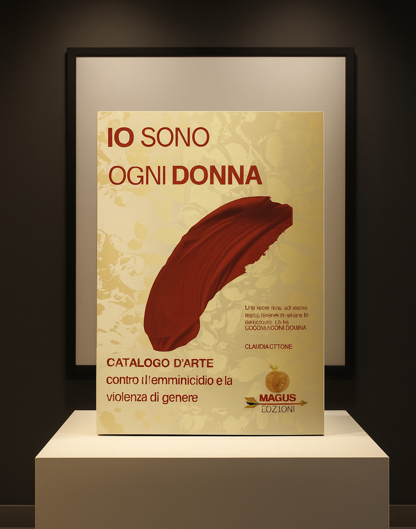 Catalogo d’Arte contemporanea contro la violenza sulle donne.