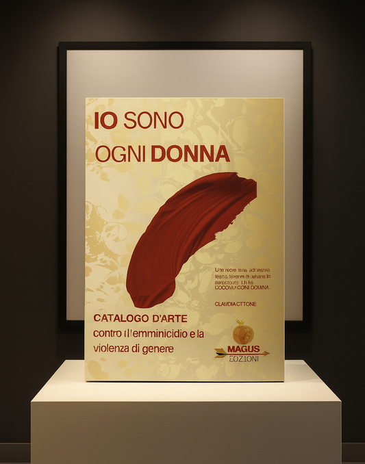 Catalogo d’Arte contemporanea contro la violenza sulle donne.