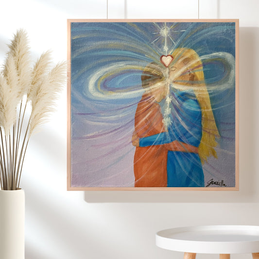 Dipinto "Viaggio astrale" Graziella Castorina