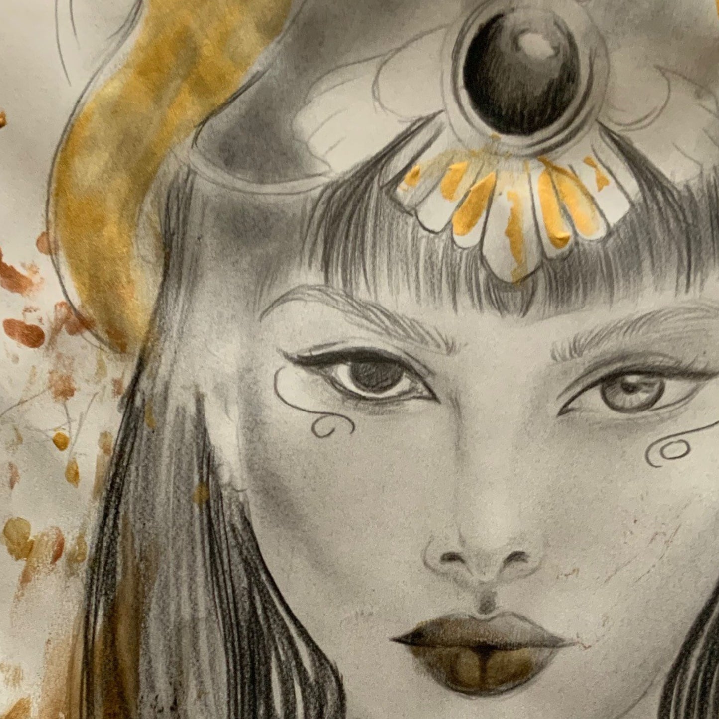 Dipinto "L'occhio del serpente" Chiara Cippone