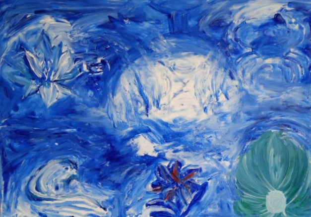 Dipinto "Life in the water" Domenica Alessi