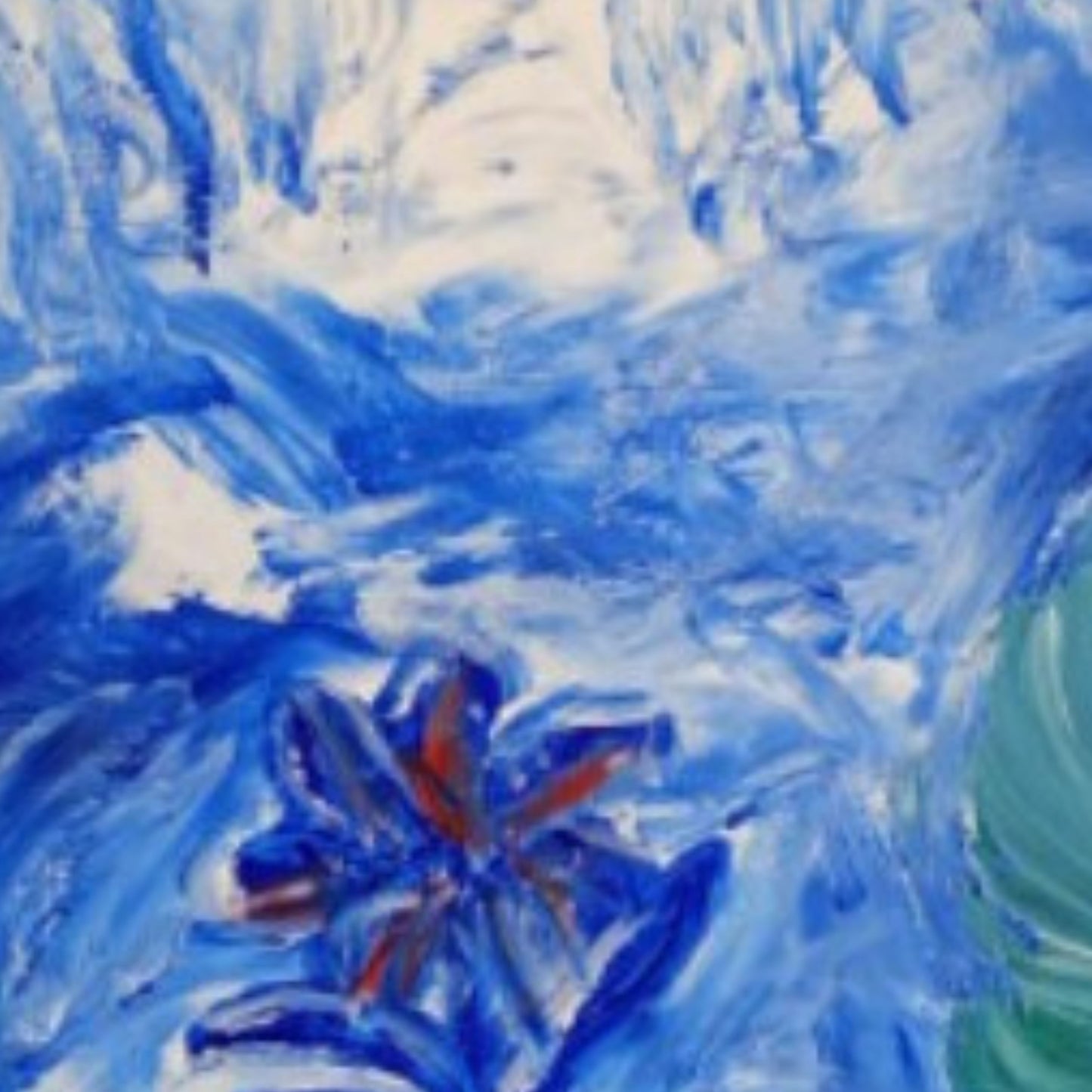 Dipinto "Life in the water" Domenica Alessi