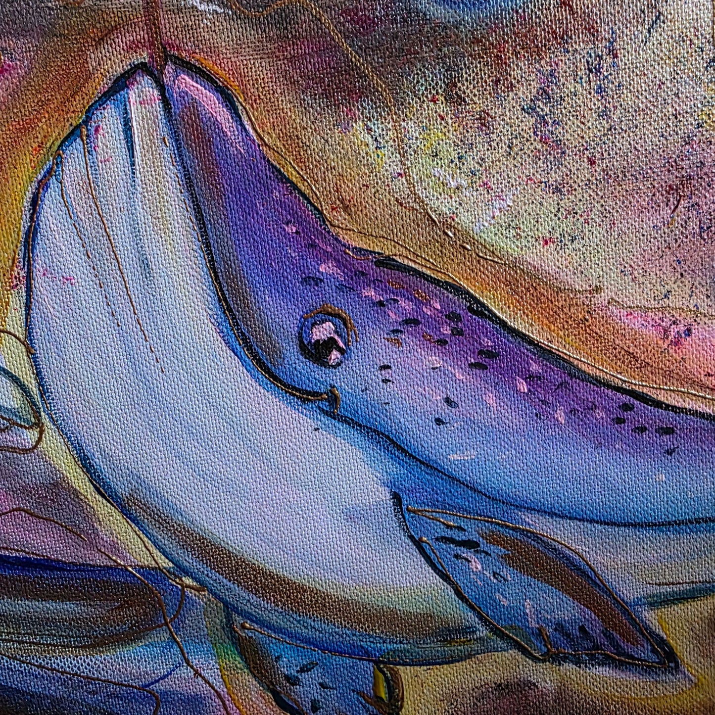 Dipinto "L'ala Protettrice" Elisabetta Palmieri