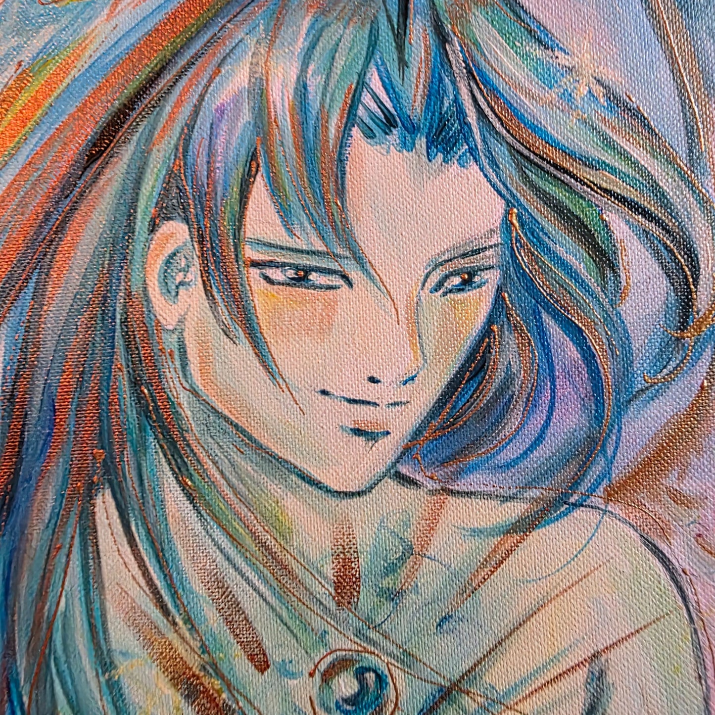 Dipinto "L'ala Protettrice" Elisabetta Palmieri