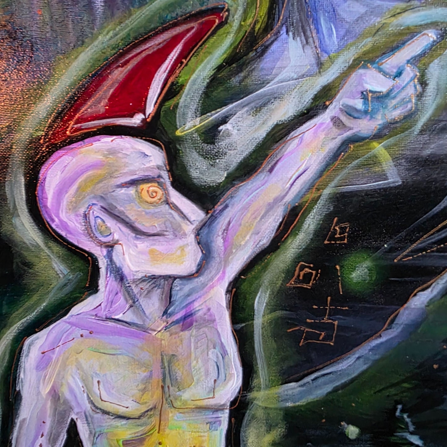 Dipinto "Niente è come sembra" Elisabetta Palmieri