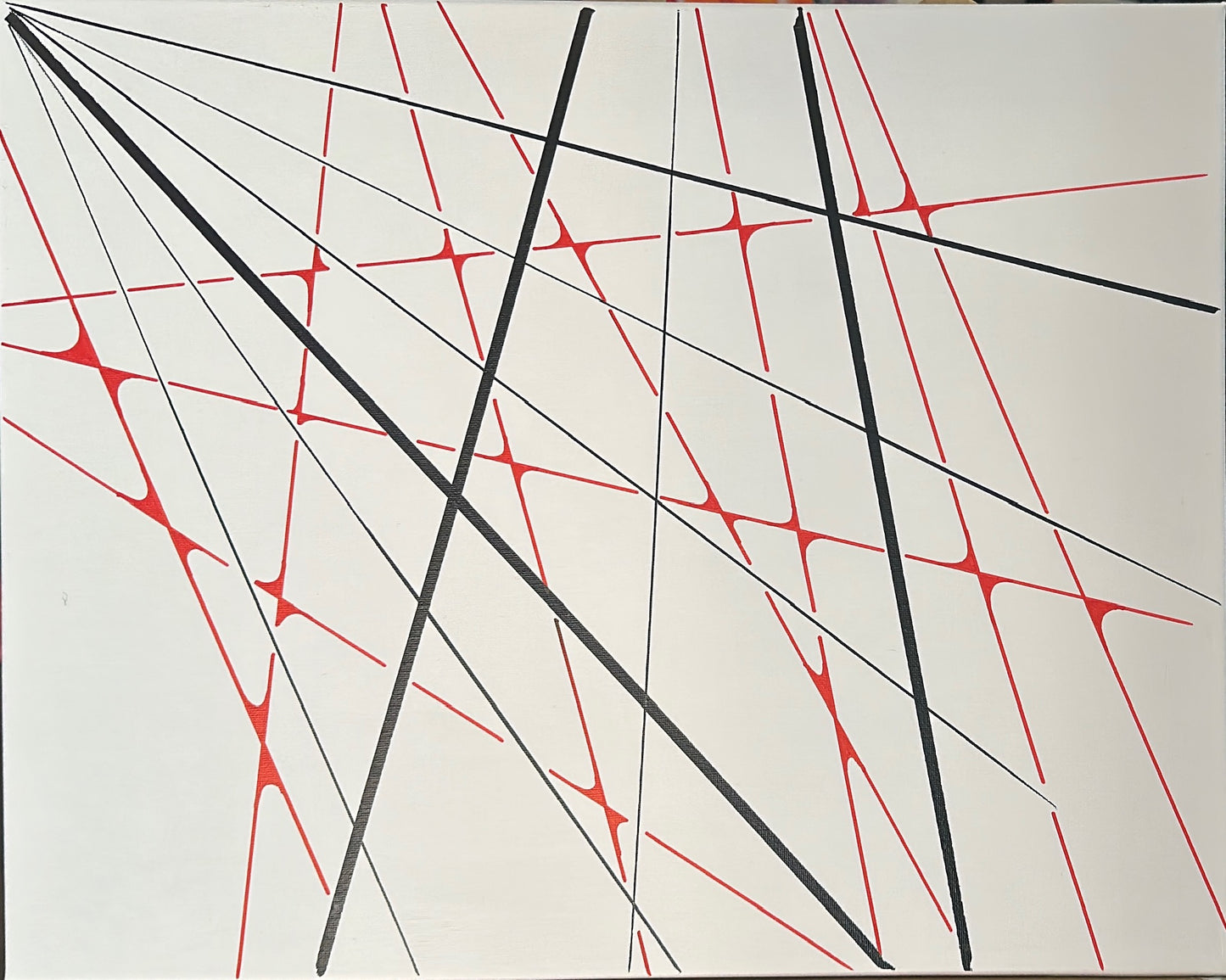 Dipinto "Pensieri Connessi" Elisabetta Scaglia