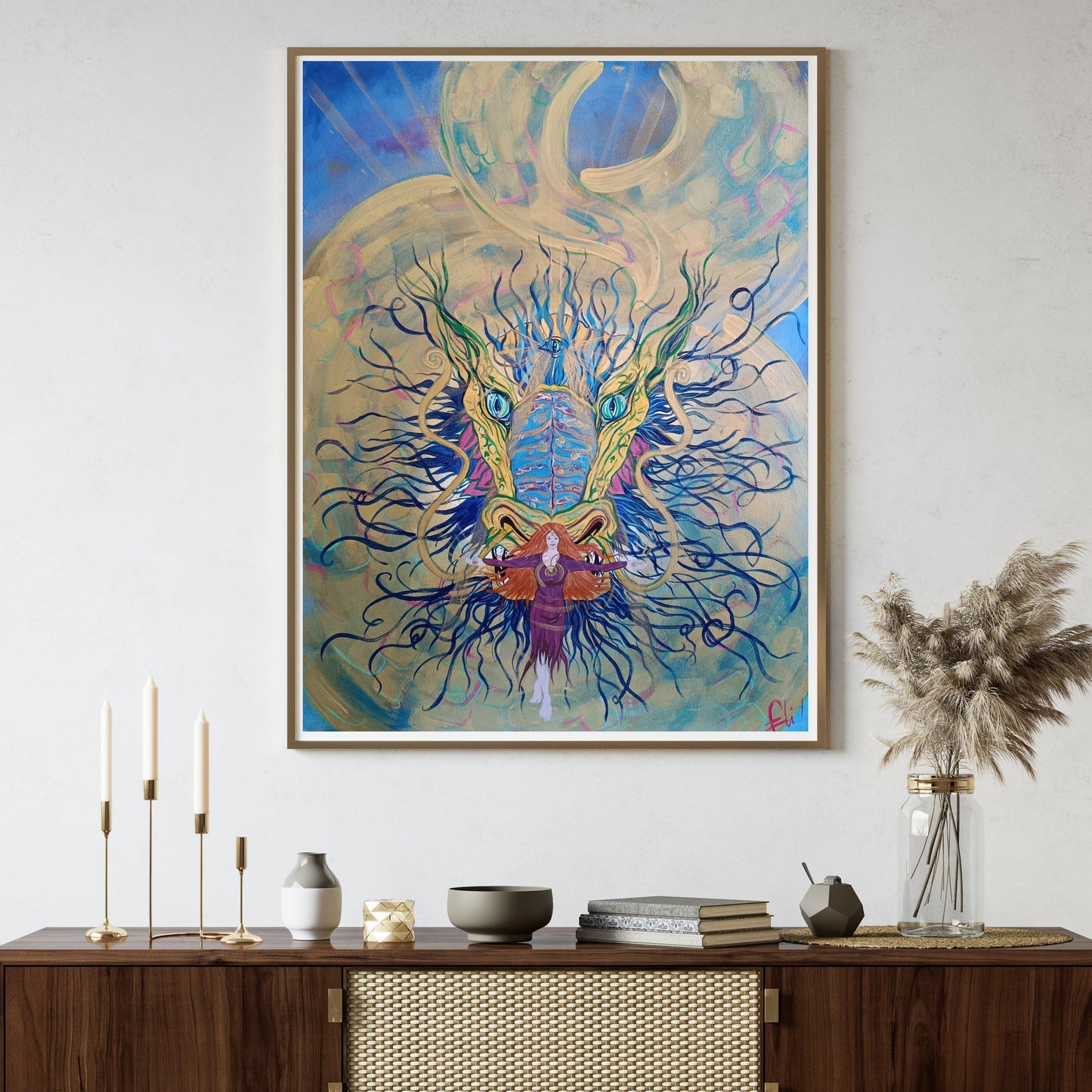 Dipinto "La forza" Elisa Scolletta