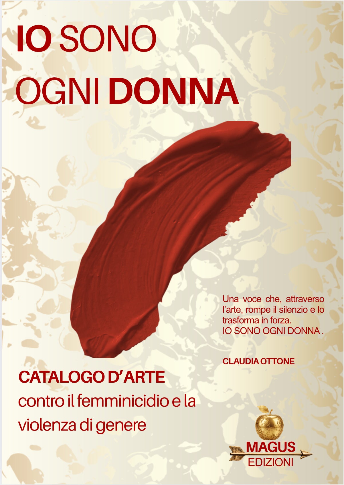 Catalogo d’Arte contemporanea contro la violenza sulle donne.