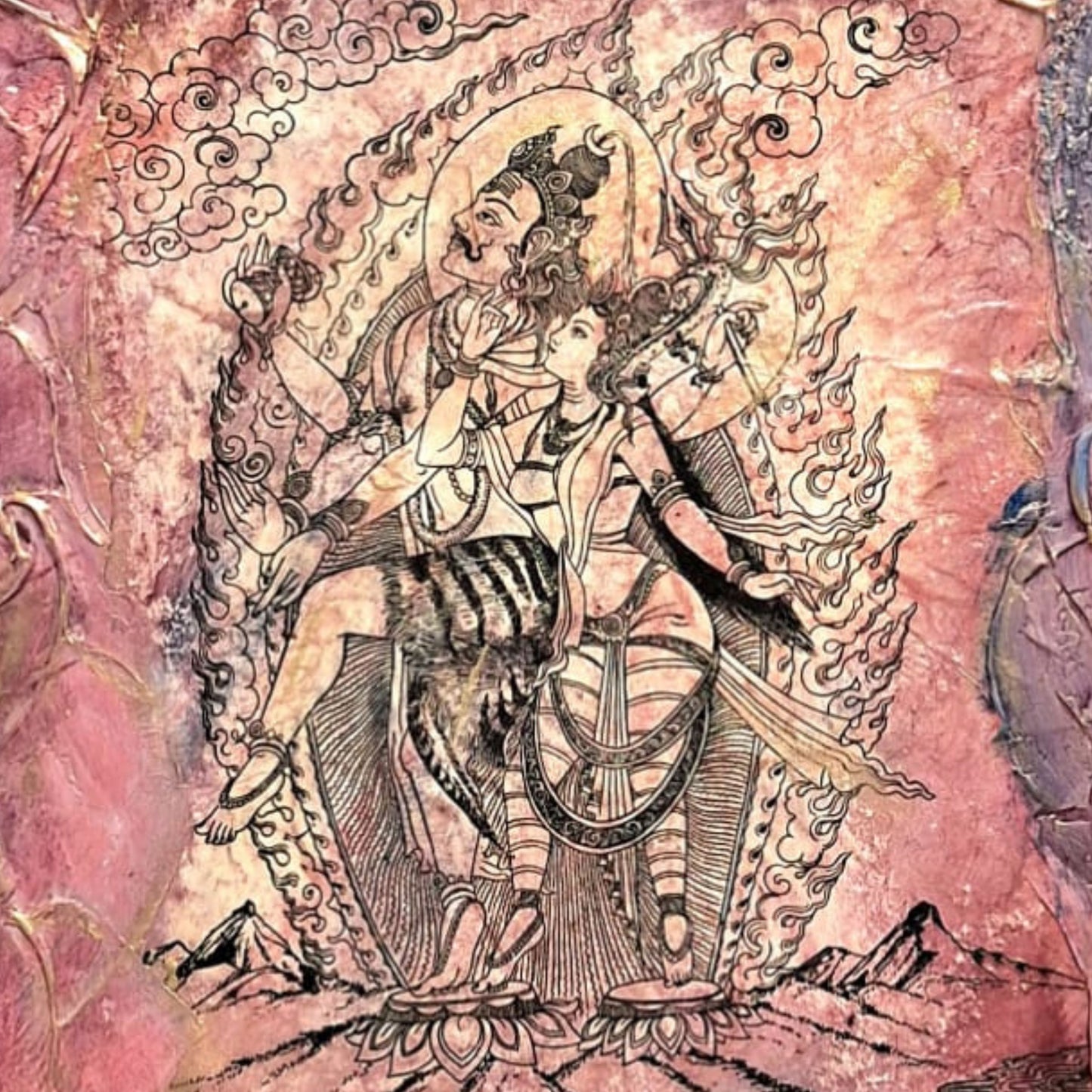 Dipinto "La Passione e la Dolcezza" Francesca Manara