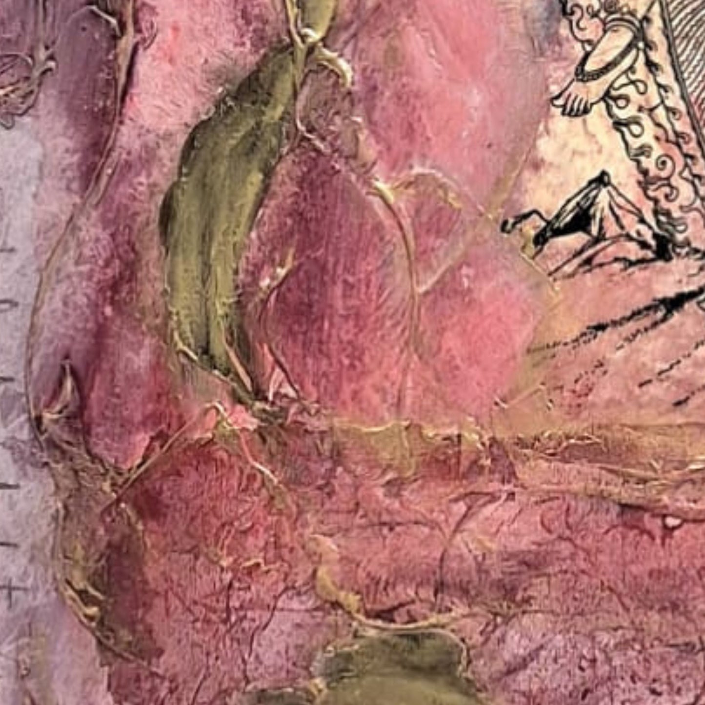 Dipinto "La Passione e la Dolcezza" Francesca Manara