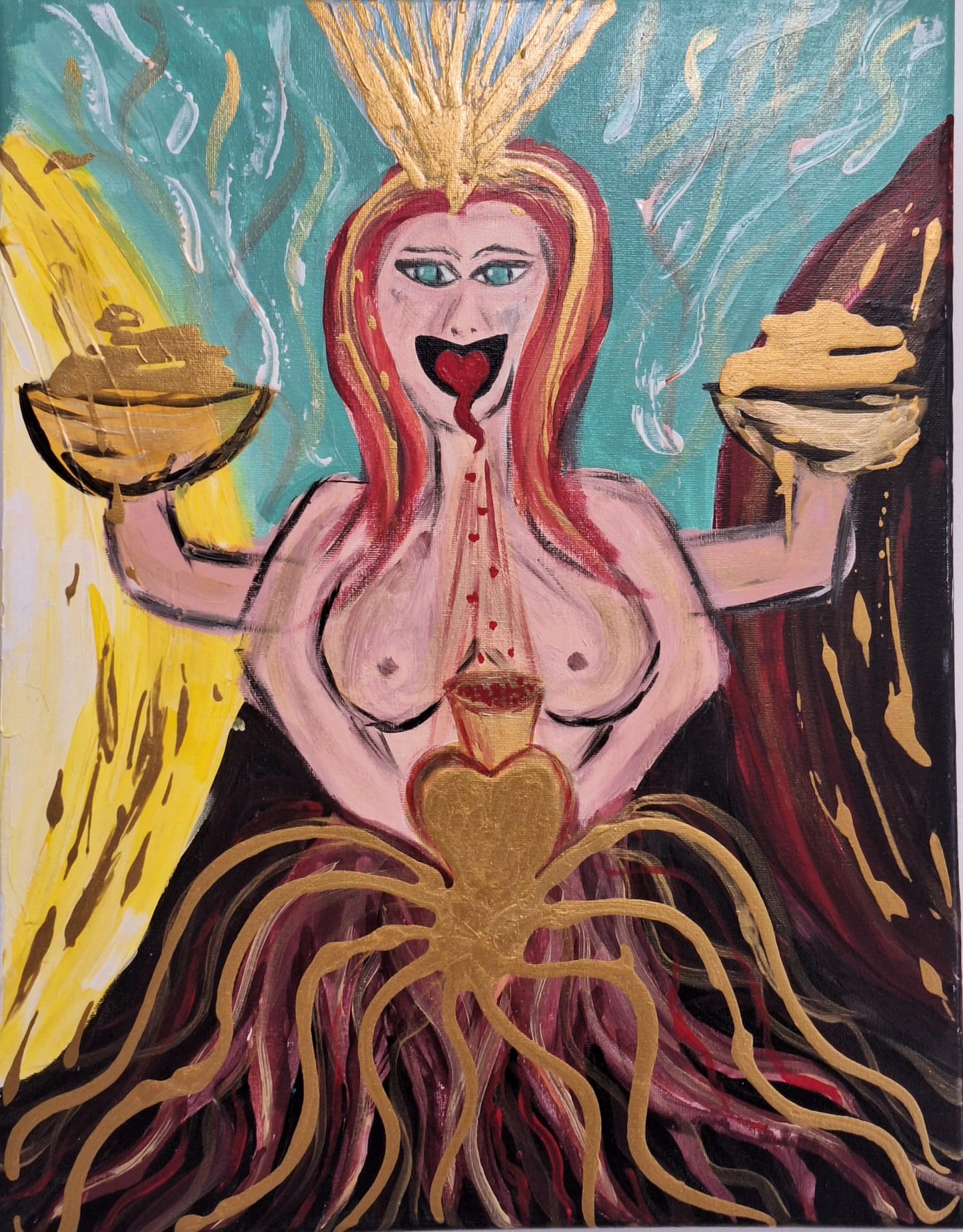 Dipinto "Catarsi Atavica" Francesca Manara