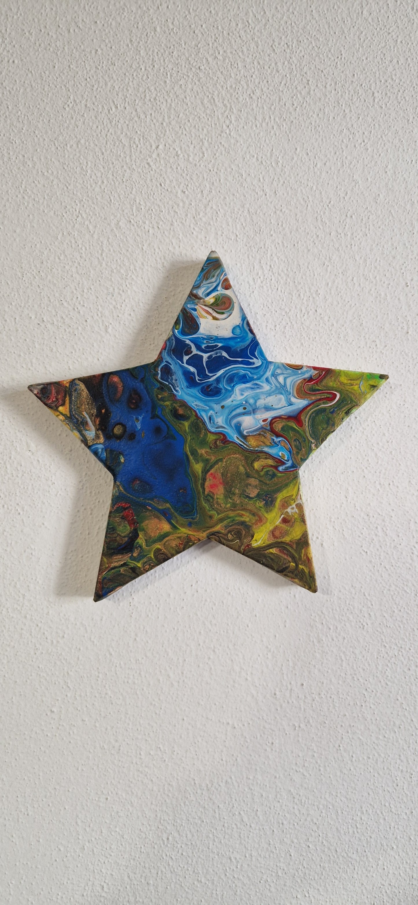 Dipinto "la tetralogia - il falco e il lupo" Daniela Frandino