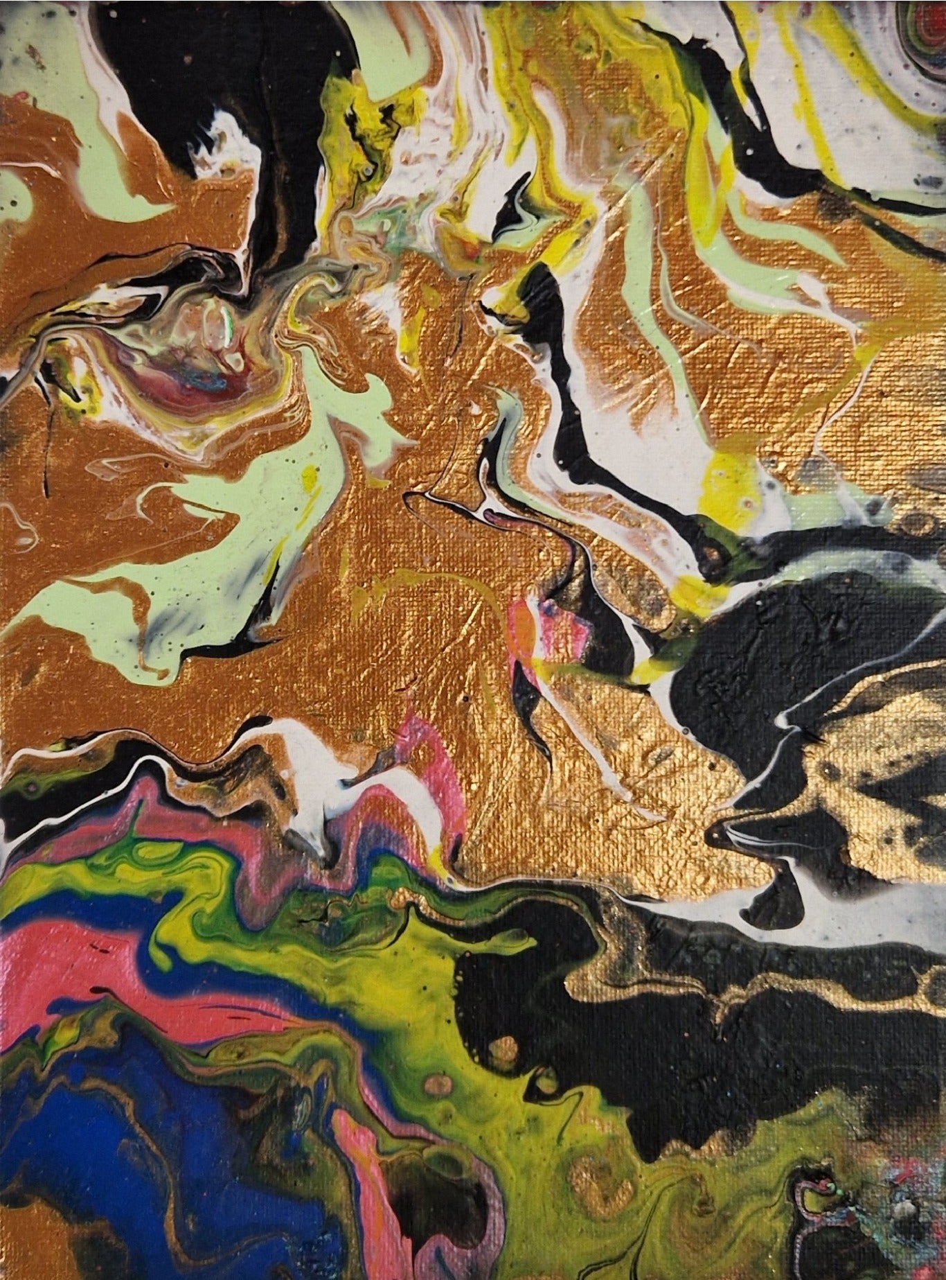 Dipinto "la tetralogia - il falco e il lupo" Daniela Frandino