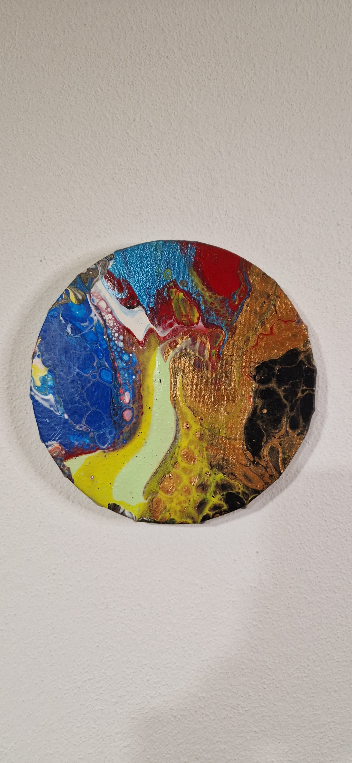 Dipinto "la tetralogia - il falco e il lupo" Daniela Frandino