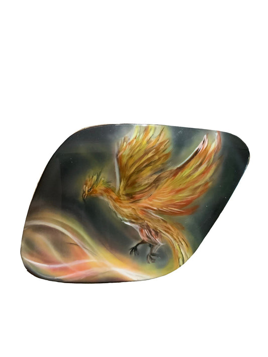 Opera di aerografia "Fenice" Chiara Cippone