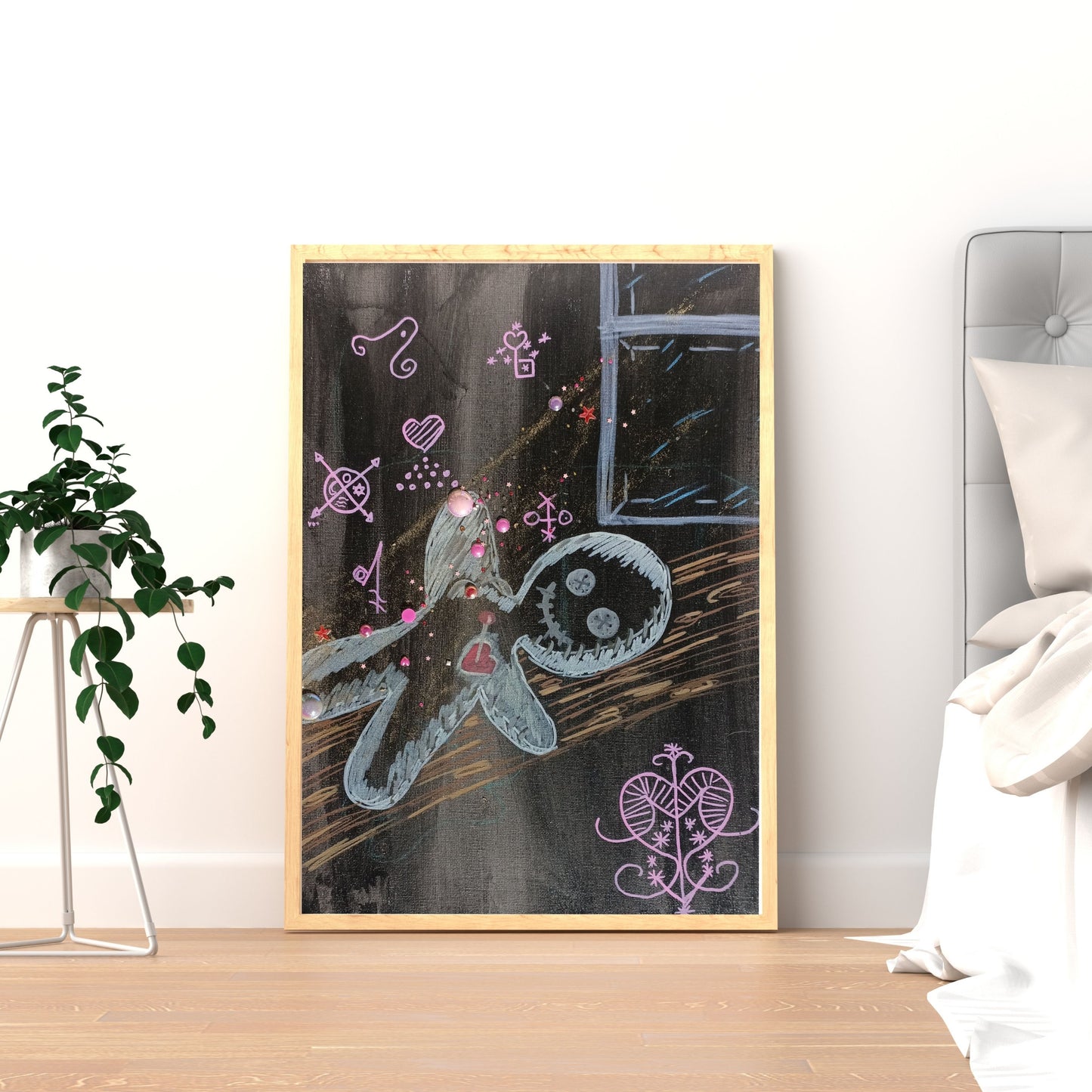 Dipinto "Voodoo doll" Francesca Catania