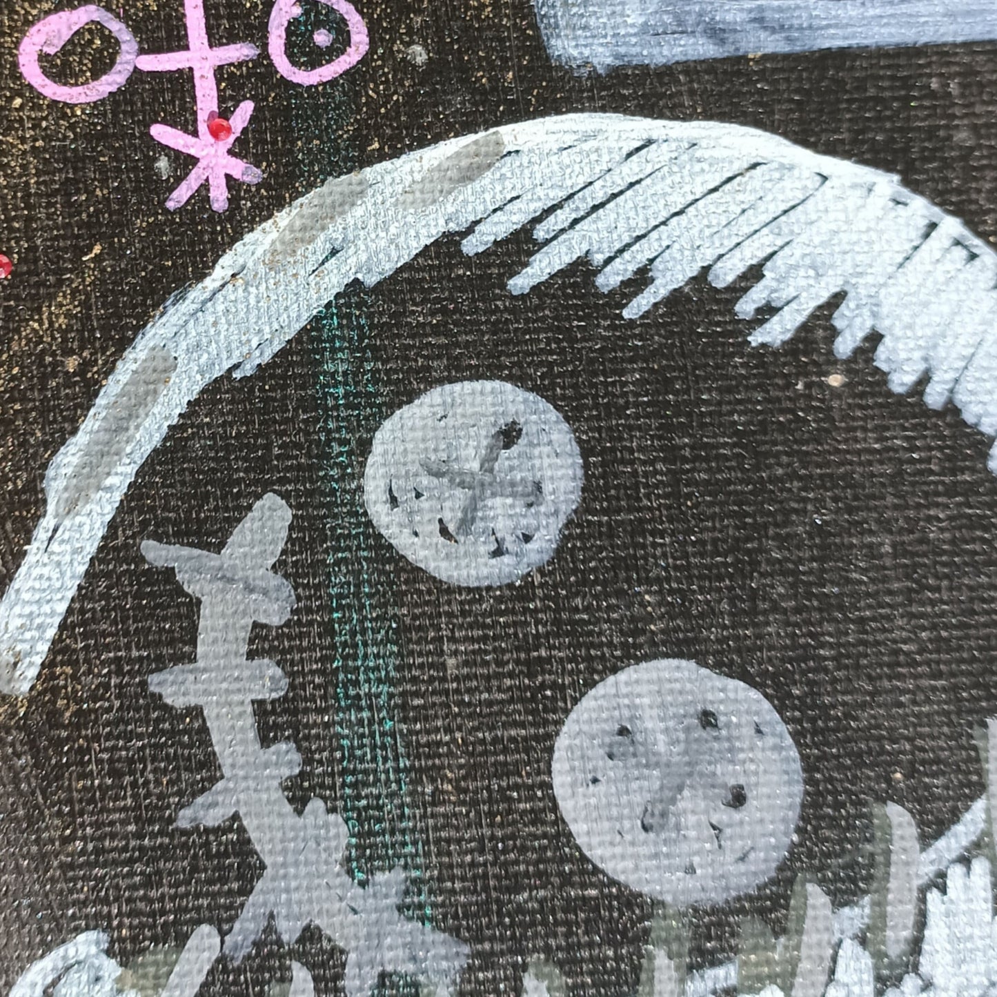 Dipinto "Voodoo doll" Francesca Catania