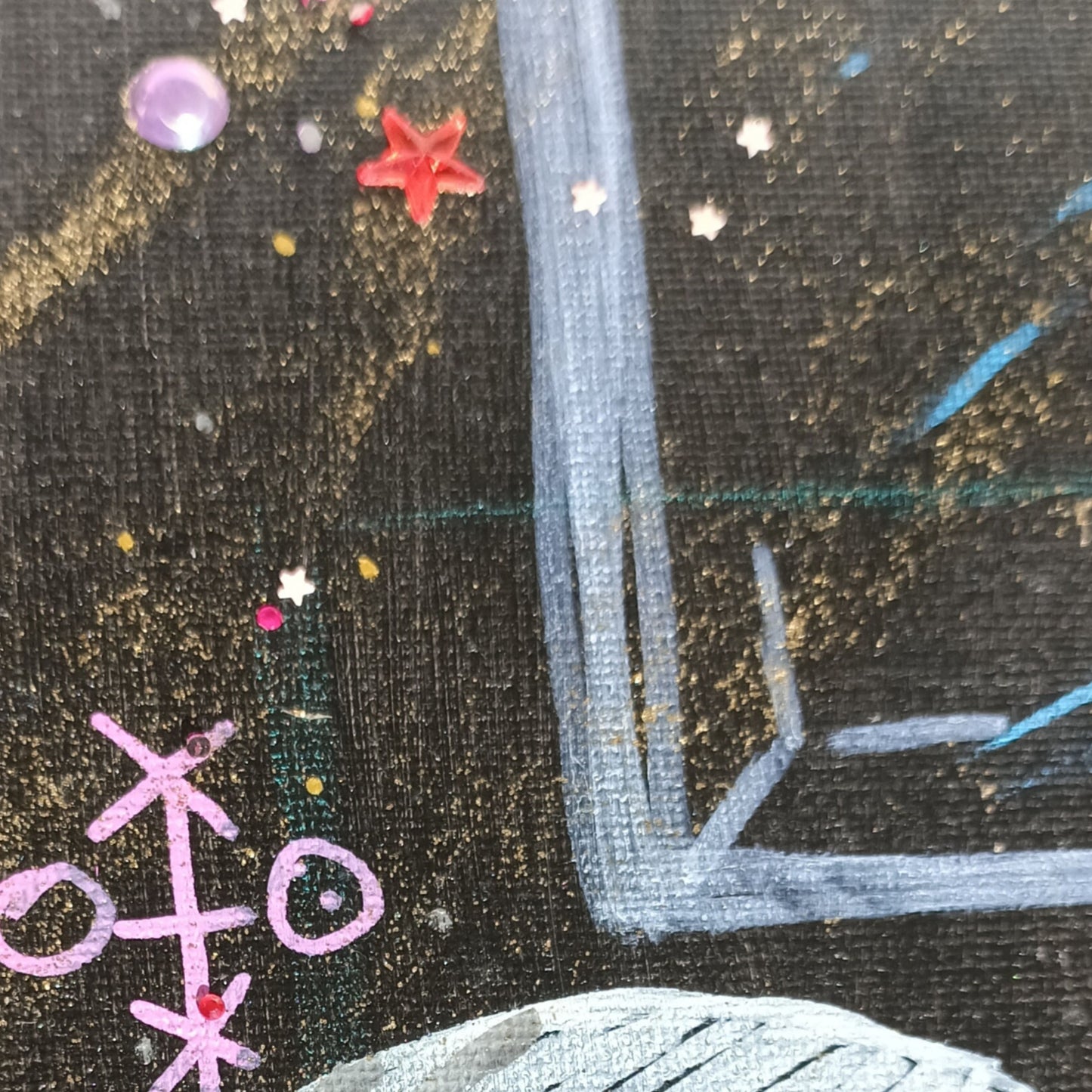 Dipinto "Voodoo doll" Francesca Catania