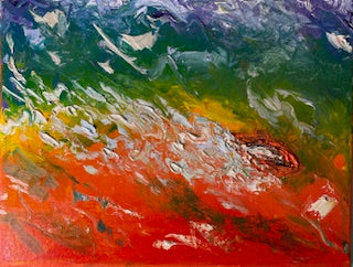 Dipinto "Il soffio dell'anima" Graziella Castorina