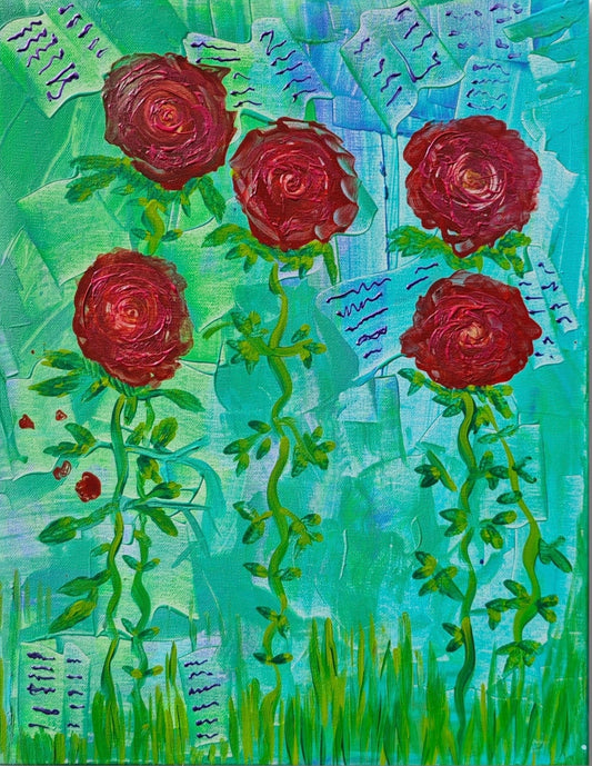 BLACK FRIDAY "Le 5 Rose del silenzio" Lucia Cirullo