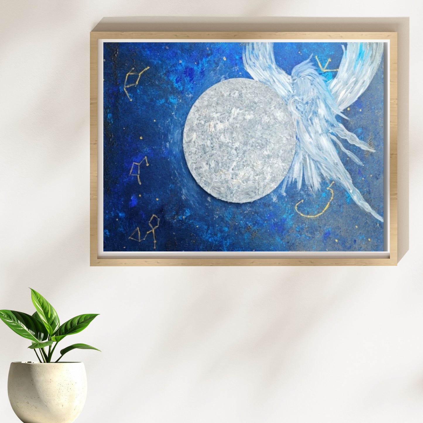 Dipinto "Hanien e la Luna" Lucia Cirullo