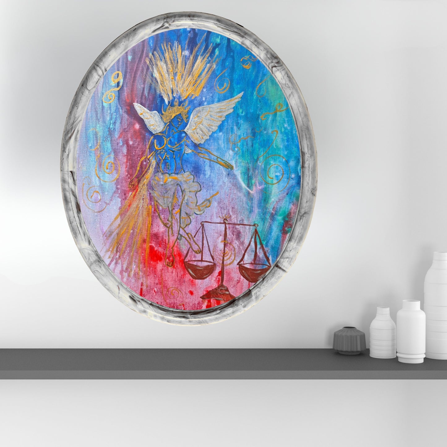 Dipinto "L'equilibrio del cielo" Lucia Cirullo