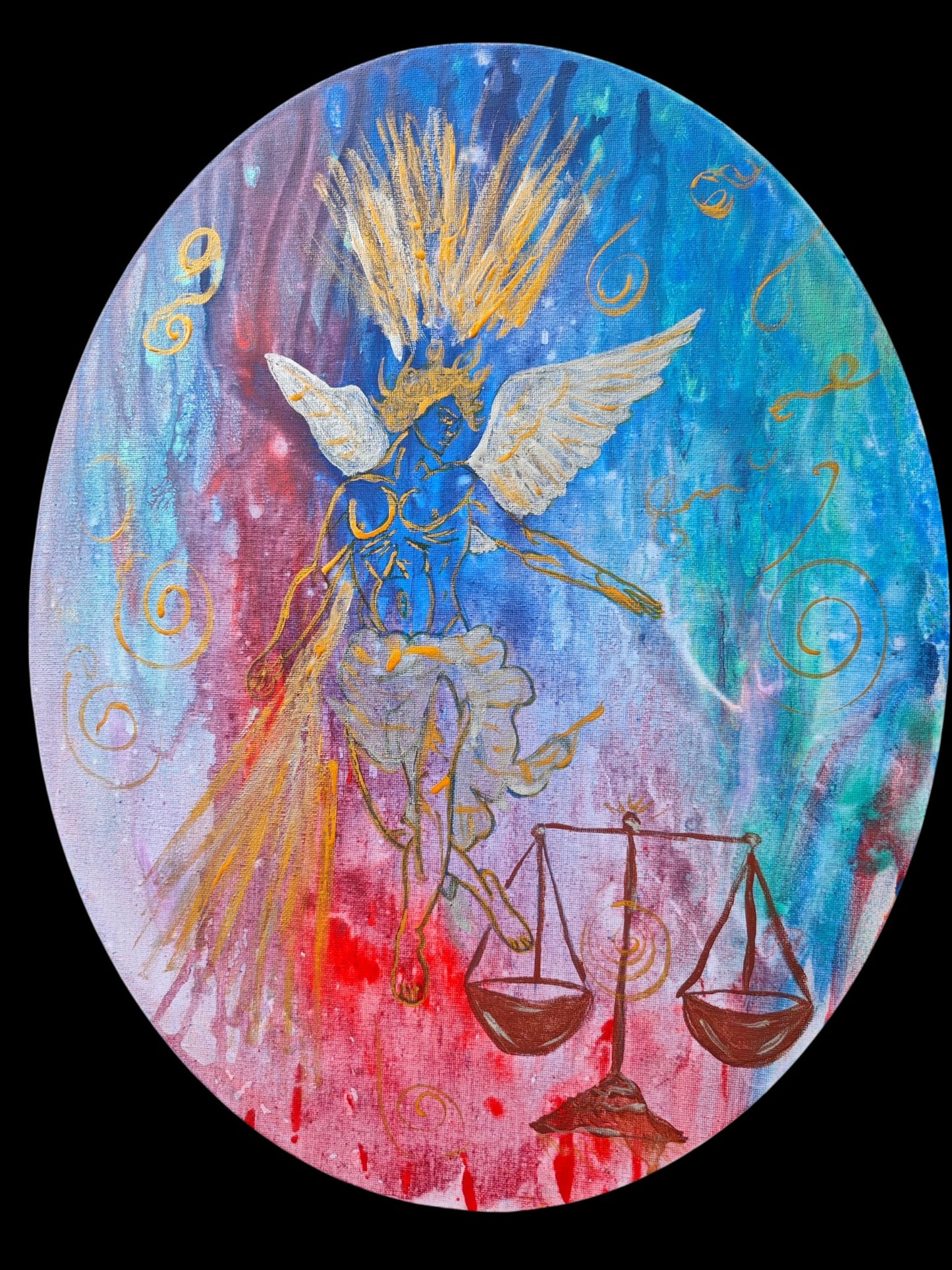 Dipinto "L'equilibrio del cielo" Lucia Cirullo